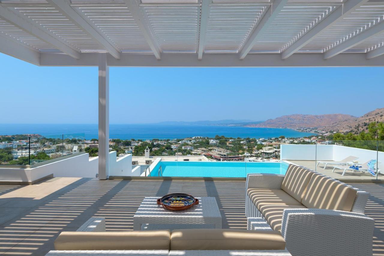 Villa Allegra With Pool In Pefkos, Lindos Area Pefki  ภายนอก รูปภาพ